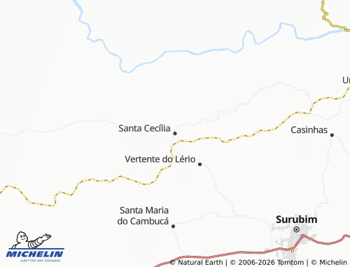 Mappa MICHELIN Santa Cecília - ViaMichelin