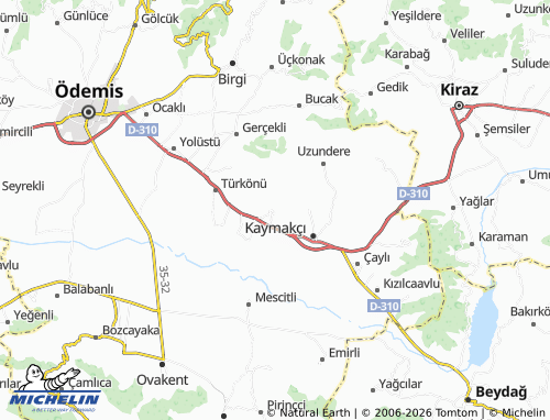 MICHELIN Kurucuova map - ViaMichelin