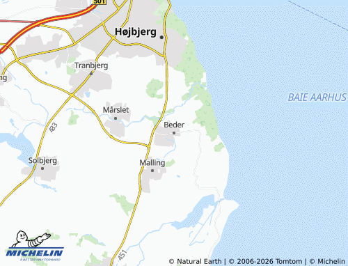 Carte MICHELIN Beder - ViaMichelin