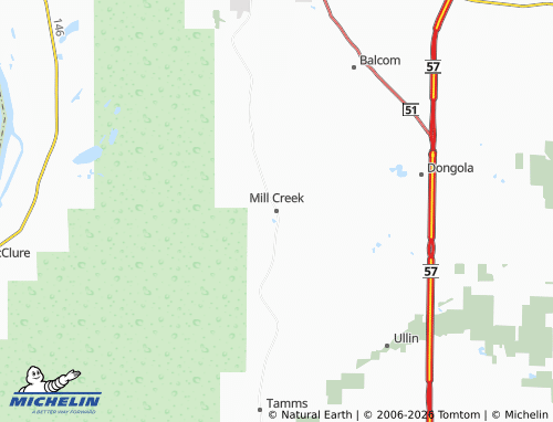 Mappa MICHELIN Mill Creek - ViaMichelin