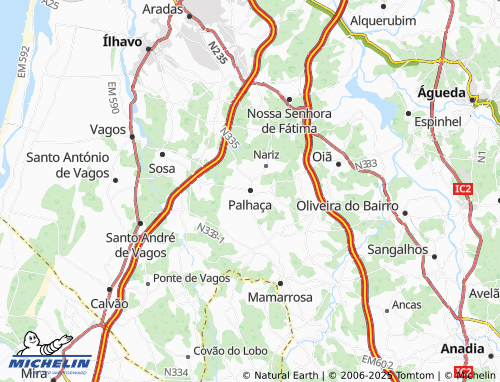 Mapa MICHELIN Palhaça - ViaMichelin