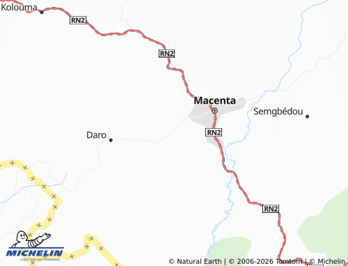 MICHELIN Baou map - ViaMichelin
