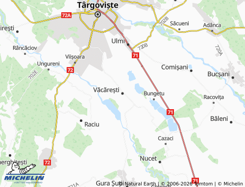 MICHELIN Văcărești map - ViaMichelin
