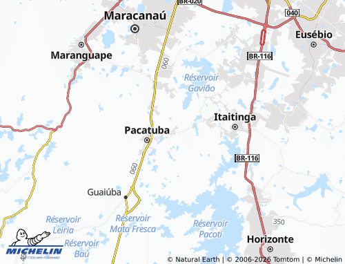 Mapa MICHELIN Bairro São Luís - ViaMichelin