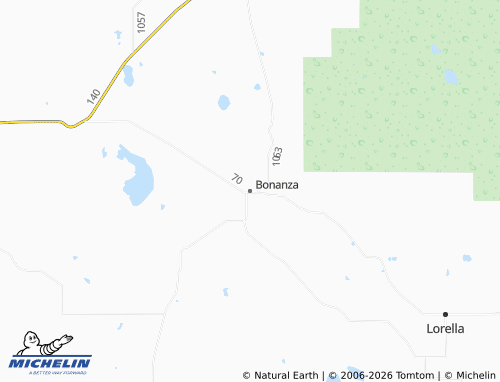 Mapa MICHELIN Bonanza - ViaMichelin