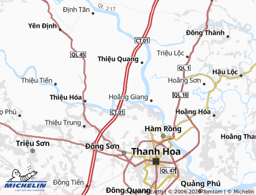 Mapa MICHELIN Thiệu Hợp - ViaMichelin
