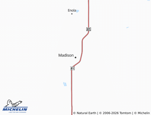 Mapa MICHELIN Madison - ViaMichelin