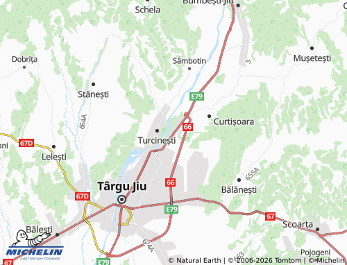 Mappa MICHELIN Iezureni - ViaMichelin