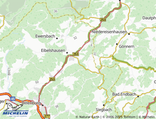 MICHELIN Eiershausen map - ViaMichelin