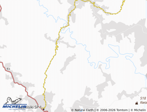 MICHELIN-Landkarte Thakanelo - ViaMichelin