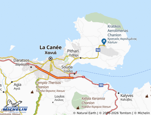 Mappa MICHELIN Korakies - ViaMichelin