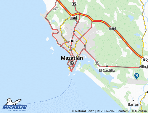 MICHELIN Lomas del Mar map - ViaMichelin