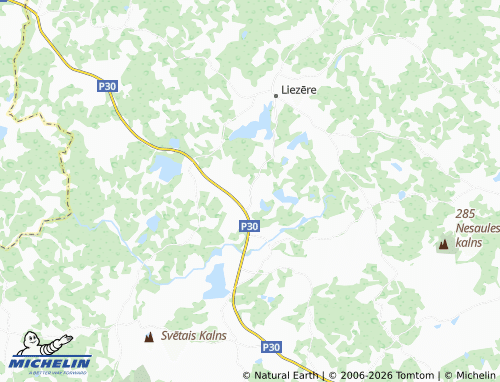 Mapa MICHELIN Ozoli - ViaMichelin