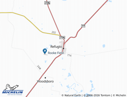 MICHELIN Refugio map - ViaMichelin
