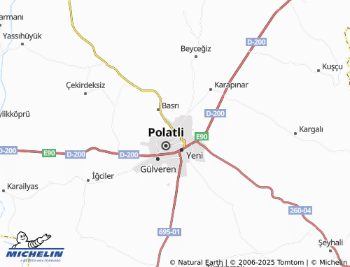 MICHELIN Gazi map - ViaMichelin