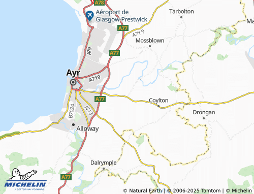Mapa MICHELIN Belston - ViaMichelin