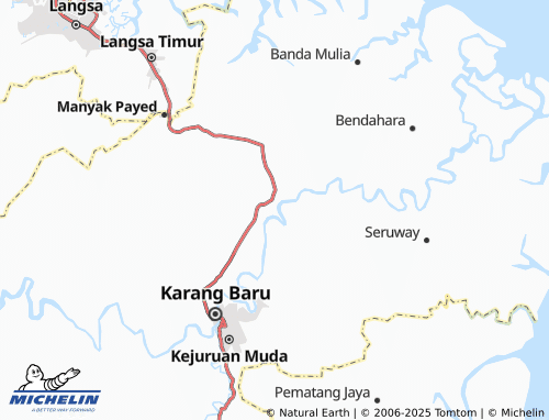 MICHELIN Tanjung Seumantoh map - ViaMichelin