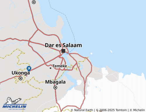 MICHELIN Kigamboni map - ViaMichelin