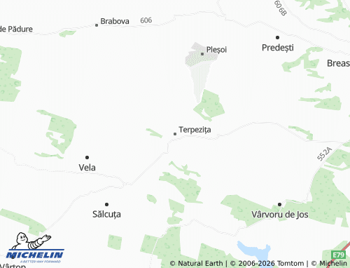 MICHELIN-Landkarte Terpezița - ViaMichelin
