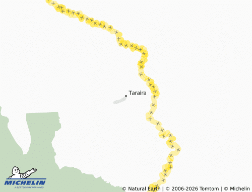 Carte MICHELIN Taraira - ViaMichelin