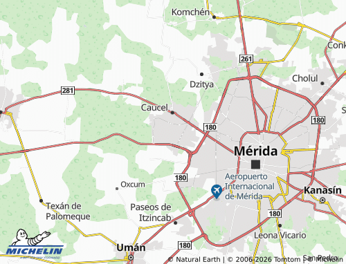 MICHELIN Ciudad Caucel map - ViaMichelin