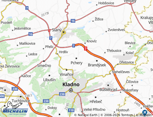 Mappa MICHELIN Pchery - ViaMichelin