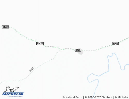MICHELIN Ténintou map - ViaMichelin