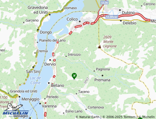 Kaart MICHELIN Tremenico - ViaMichelin