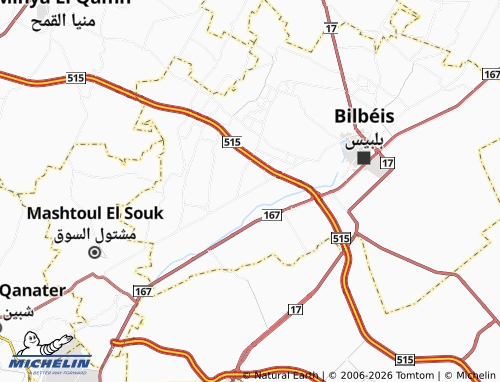 Mappa MICHELIN Beer Emarah - ViaMichelin