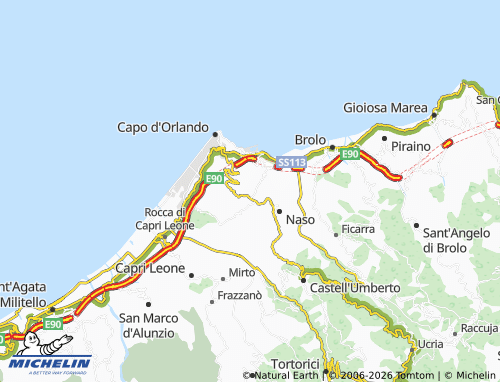 MICHELIN Cresta map - ViaMichelin