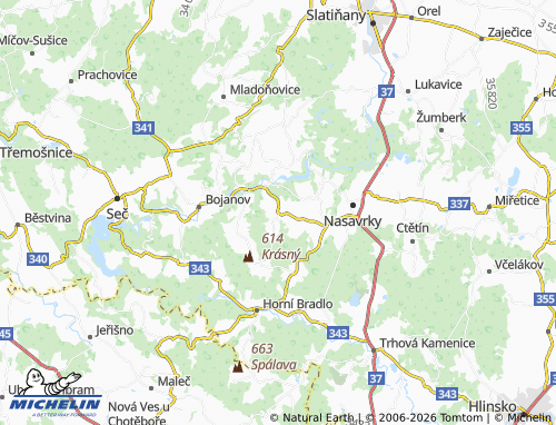 Carte MICHELIN Libkov - ViaMichelin