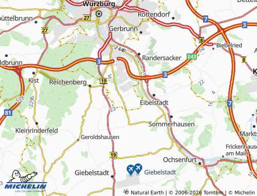 MICHELIN Rottenbauer map - ViaMichelin