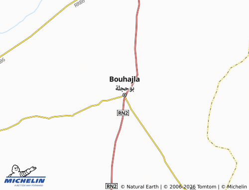 Mapa MICHELIN Bouhajlah - ViaMichelin
