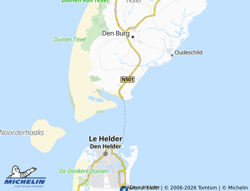 Mapa MICHELIN 't Horntje - ViaMichelin