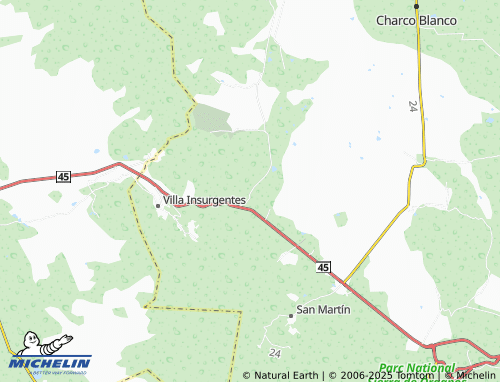 MICHELIN San Francisco de Órganos map - ViaMichelin