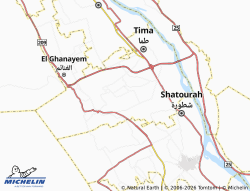 MICHELIN Selim map - ViaMichelin