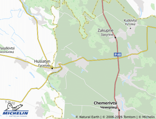 MICHELIN Vilkhivtsi map - ViaMichelin