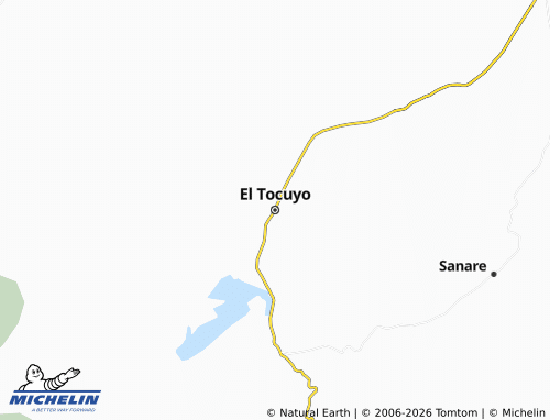 Carte MICHELIN El Tocuyo - ViaMichelin