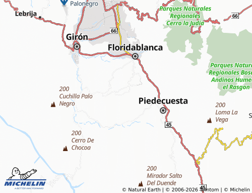 Mappa MICHELIN Ruitoque - ViaMichelin
