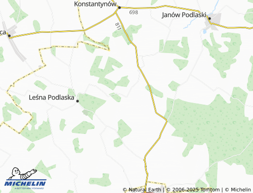 MICHELIN Witulin-Kolonia map - ViaMichelin