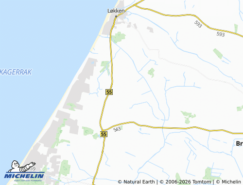 MICHELIN Ingstrup map - ViaMichelin
