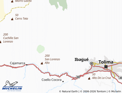 Mappa MICHELIN La María Combeima - ViaMichelin