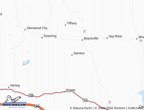 Mappa MICHELIN Stanton - ViaMichelin
