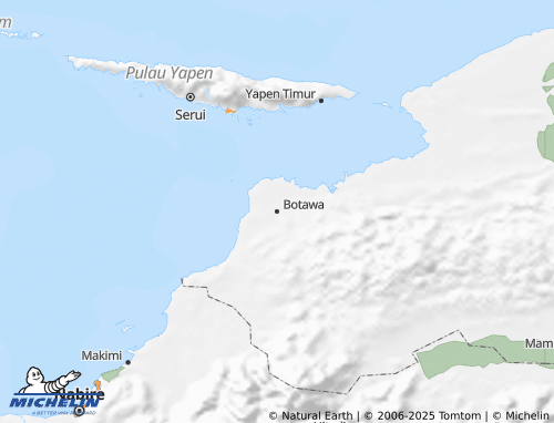 MICHELIN Waropen map - ViaMichelin