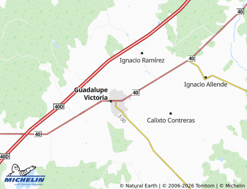 Mapa MICHELIN Fundadores - ViaMichelin