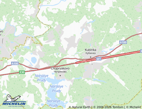 Carte MICHELIN Vzlet SNT - ViaMichelin