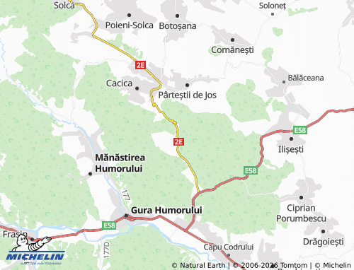 Mappa MICHELIN Vârfu Dealului - ViaMichelin