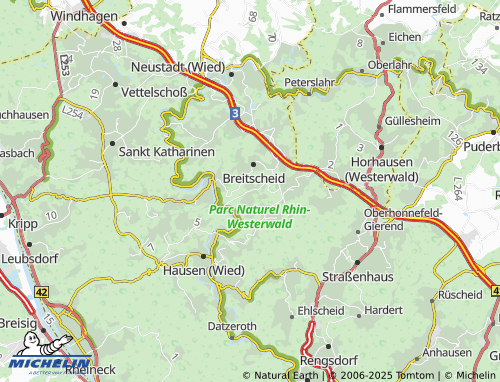Kaart MICHELIN Elsbach - ViaMichelin