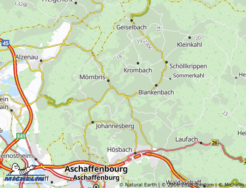 MICHELIN Schimborn map - ViaMichelin
