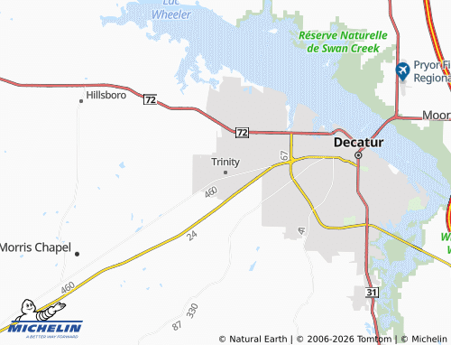 Mappa MICHELIN Trinity - ViaMichelin